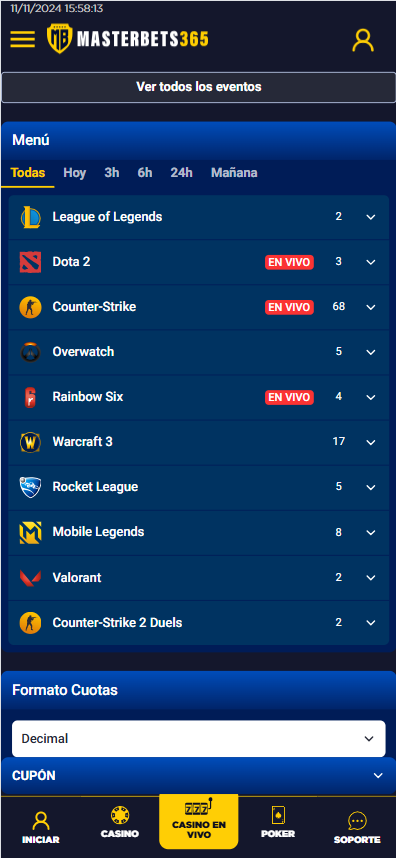 Juegos de esports disponibles en el casino online Juegos de esports disponibles en el casino online