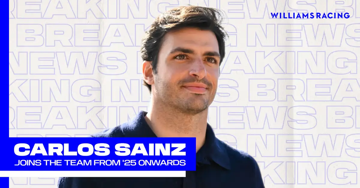Carlos Sainz debutará con Williams en el test de Abu Dhabi MasterBets365