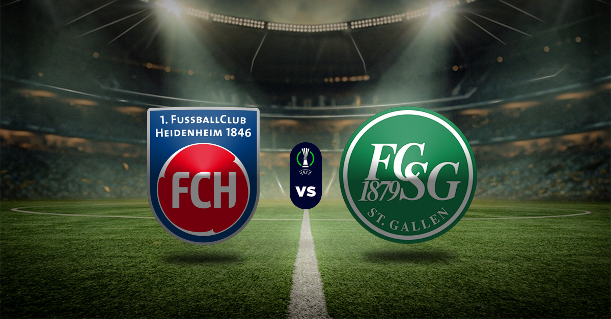 Pronóstico Heidenheim vs St. Gallen: Resultados conference league MasterBets365