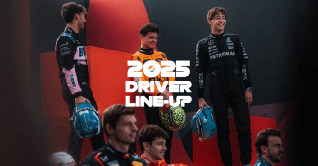 Pilotos F1 2025 y equipos: Alineaciones y pilotos de reserva MasterBets365