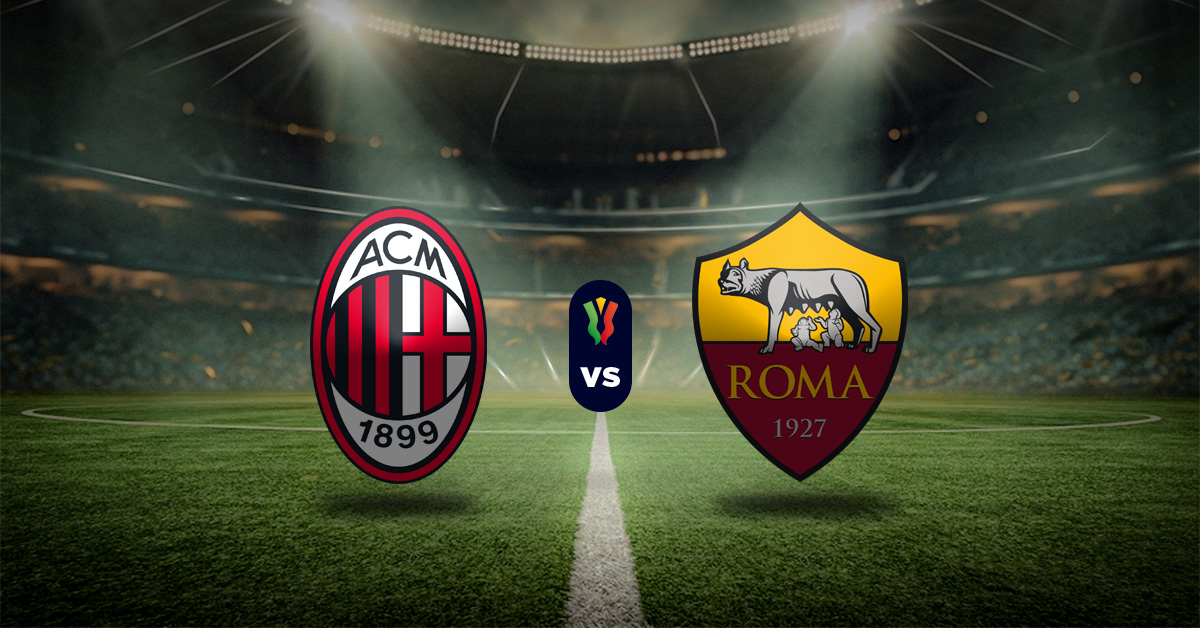 El segundo encuentro de estos cuartos de final de la Copa Italia será el que protagonizarán AC Milan vs AS Roma, este 5 de febrero.