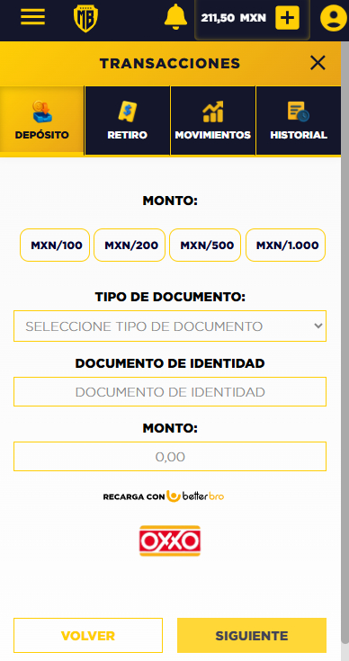Jugar al Casino Online Recargando con OXXO