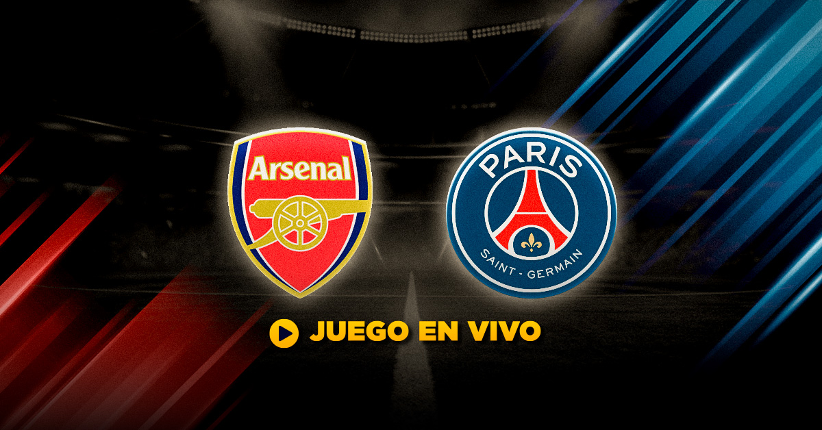 Arsenal vs PSG en vivo Champions League Semifinales partido de ida