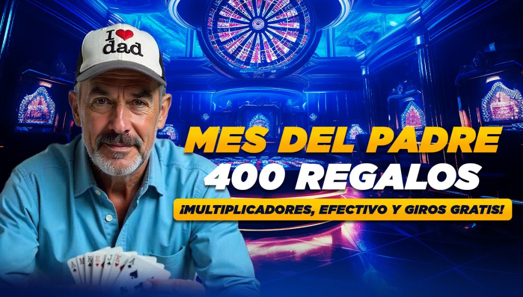 Mes del Padre 2025 MasterBets365 reparte 400 regalos en Casino Online