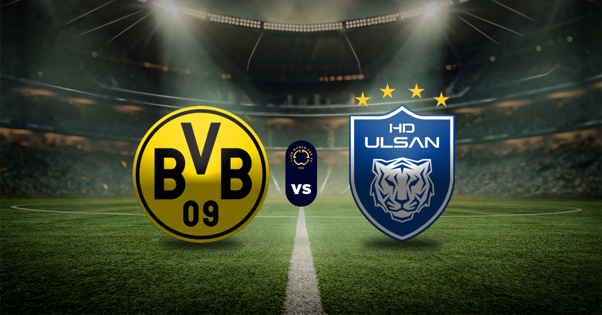 PRONÓSTICO BORUSSIA DORTMUND VS ULSAN HD - MUNDIAL DE CLUBES APUESTA RECOMENDADA Y CUOTAS MASTERBETS365