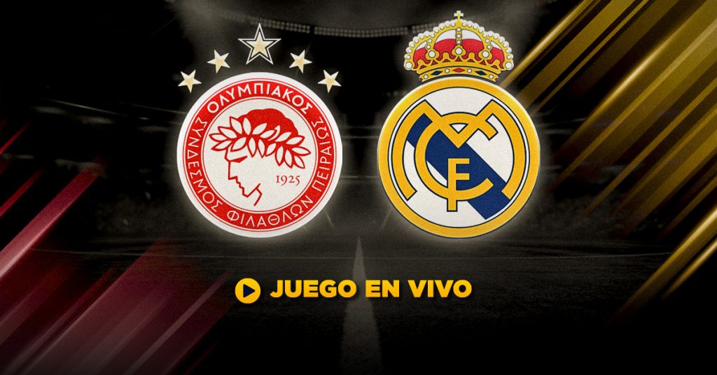 Olympiacos vs Real Madrid MINUTO A MINUTO - Fase de grupo Champions League 25-26 MasterBets365