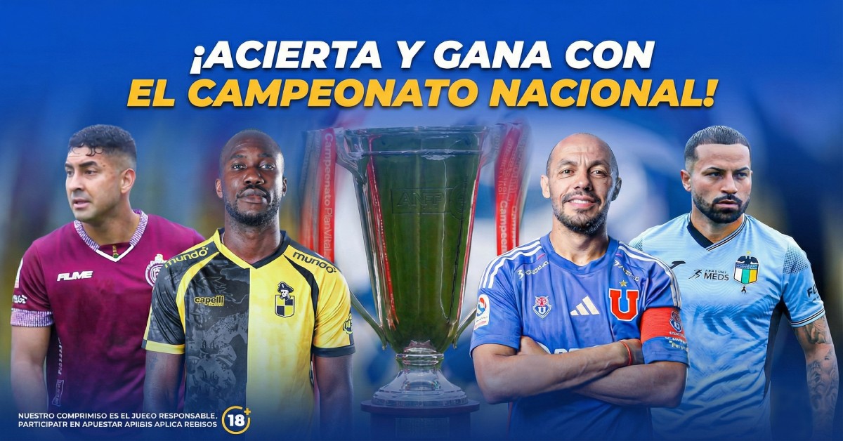 Te regalamos 20.000 pesos en Freebets Gana con la jornada 28 de la Liga de Chile Casa de apuestas MasterBets365 Chile