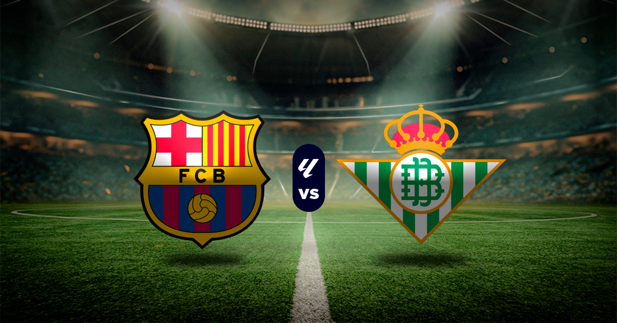 El último duelo de esta jornada 37 de LaLiga será el que disputarán Barcelona vs Real Betis, este domingo 17 de mayo.