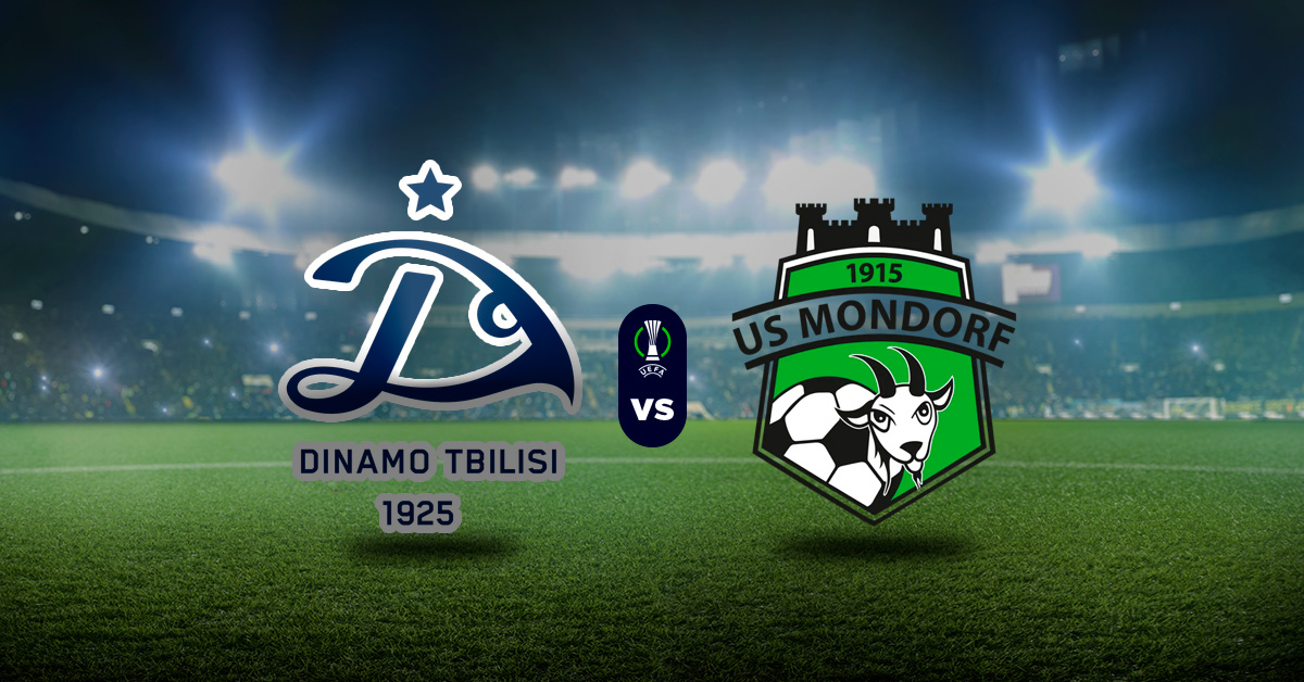 Otro partidazo del jueves 16 de julio será FC Dinamo Tbilisi vs US Mondorf, en la primera ronda de clasificación a Conference League.