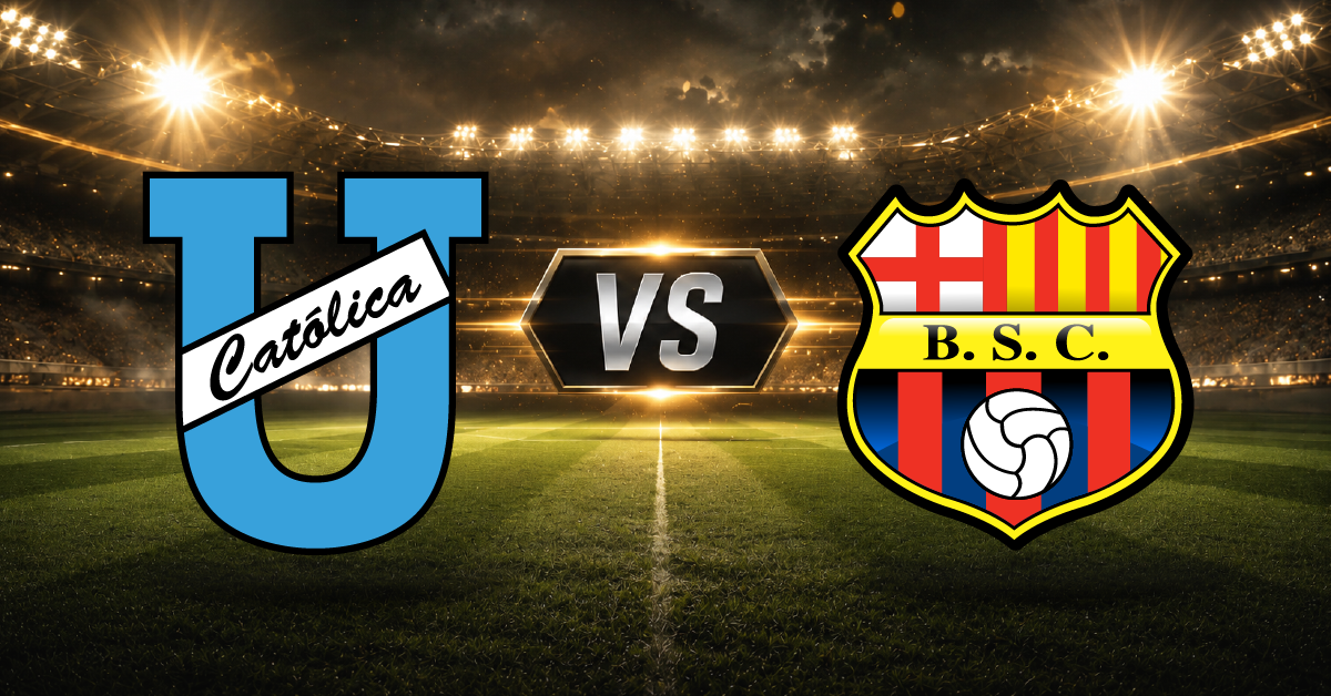 El segundo duelo de esta jornada 21 de la LigaPro será el de Universidad Católica vs Barcelona SC, este martes 21 de julio.