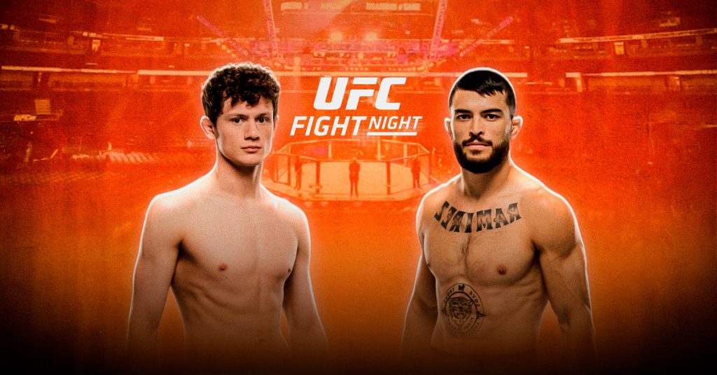 Pronóstico Chase Hooper vs Mitch Ramírez - datos ufc hoy en vivo