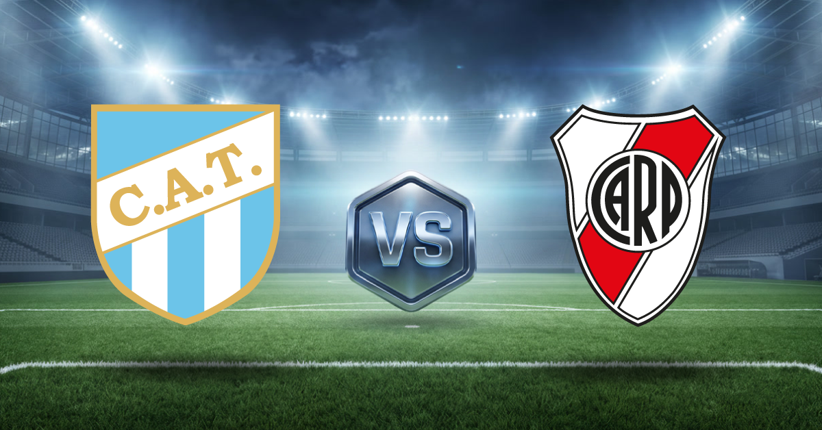 Atlético Tucumán vs River Plate juego local, mira las cuotas y pronósticos con estadísticas por Liga Profesional 2026, en MasterBets365.
