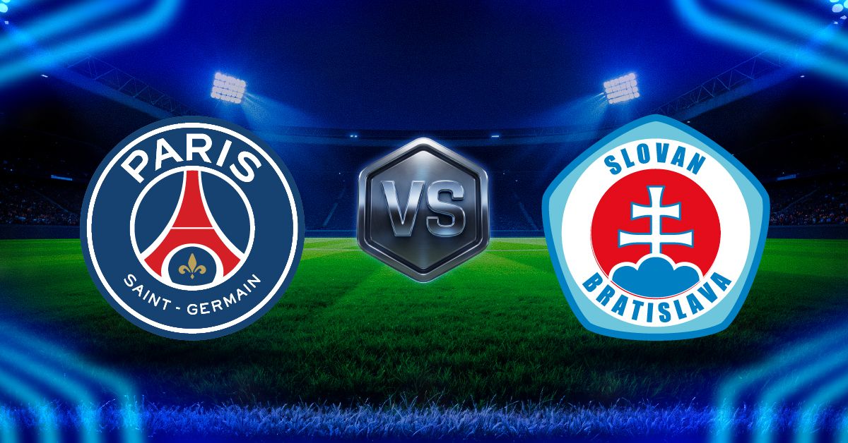 PSG vs Slovan Bratislava, ver cuotas y pronósticos con estadísticas por Champions League 2026 en MasterBets365.